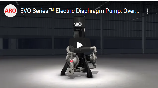 vidéo présentation pompe électrique à membranes  Evo series ARO